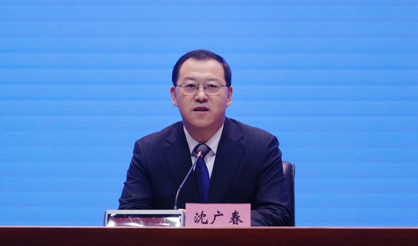 黑龍江省文化和旅游廳副廳長沈廣春。張澍攝