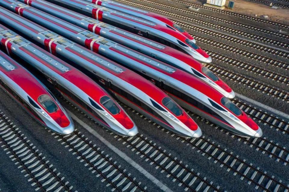 ?雅萬高鐵動車組。中國中車供圖。