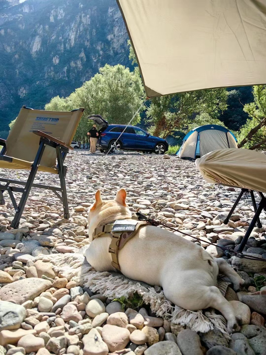 北京懷柔白河灣。受訪者供圖