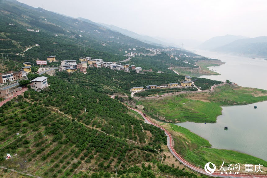 豐都縣安坪鎮(zhèn)三沱村。人民網(wǎng)記者 劉政寧攝